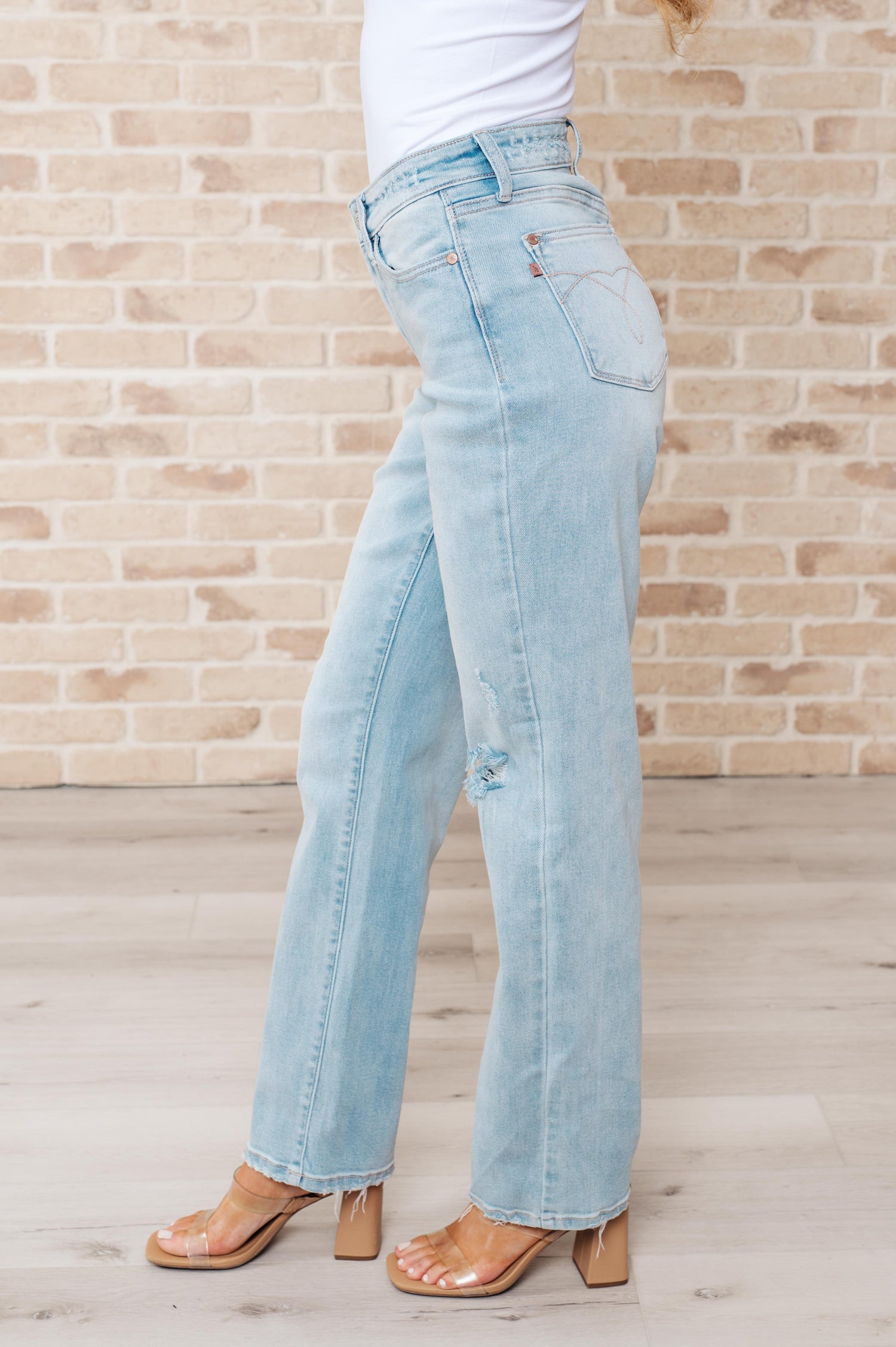 Parker High Rise 90's Straight Jeans Womens Straight Leg Jeans   