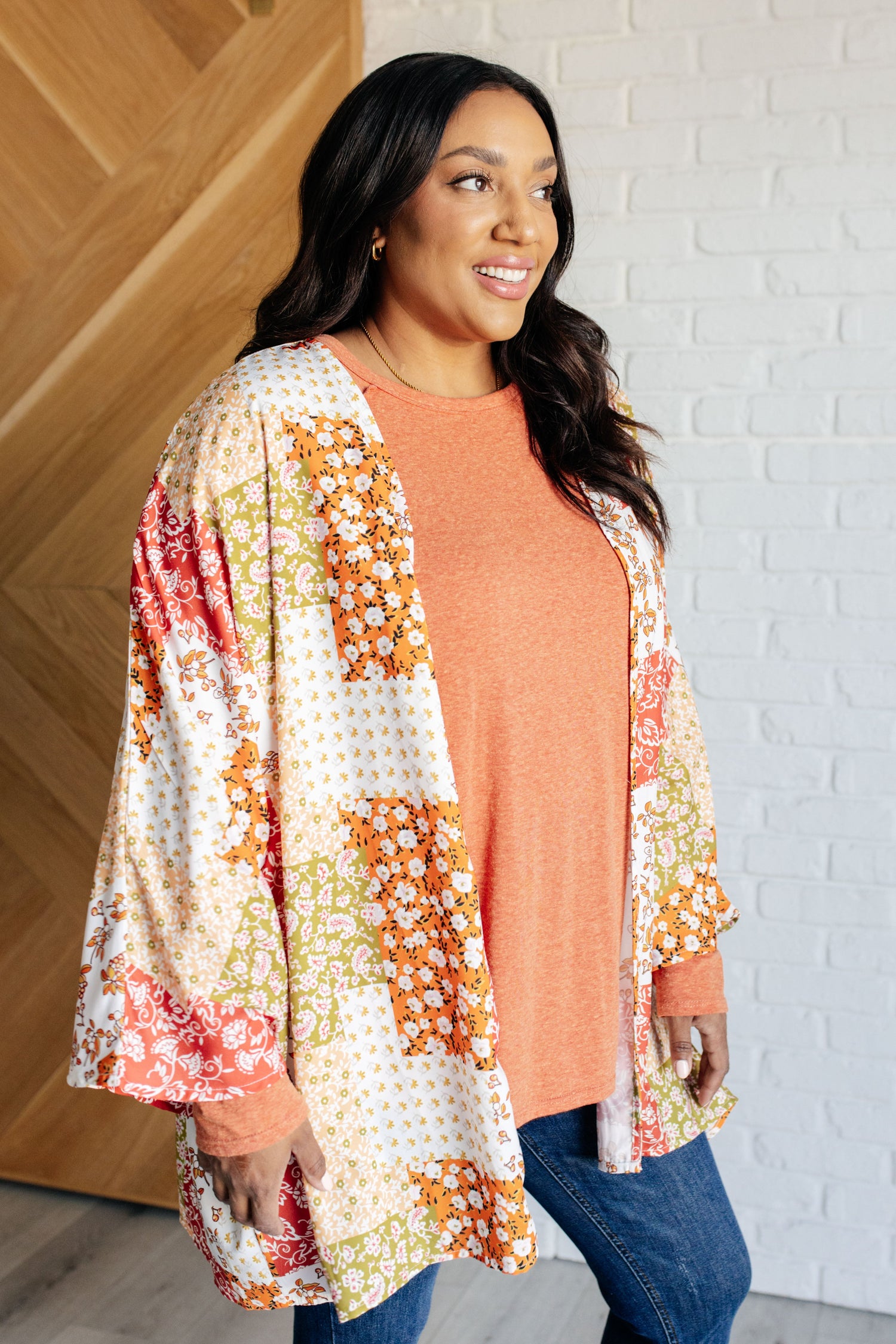 Patchwork of Feelings Mixed Floral Kimono Layers   