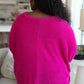 Pink Thoughts Chenille Blouse Blouses   