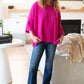 Pink Thoughts Chenille Blouse Blouses   