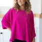 Pink Thoughts Chenille Blouse Blouses   