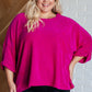 Pink Thoughts Chenille Blouse Blouses   