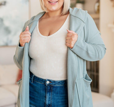 Please Proceed Hooded Cardigan