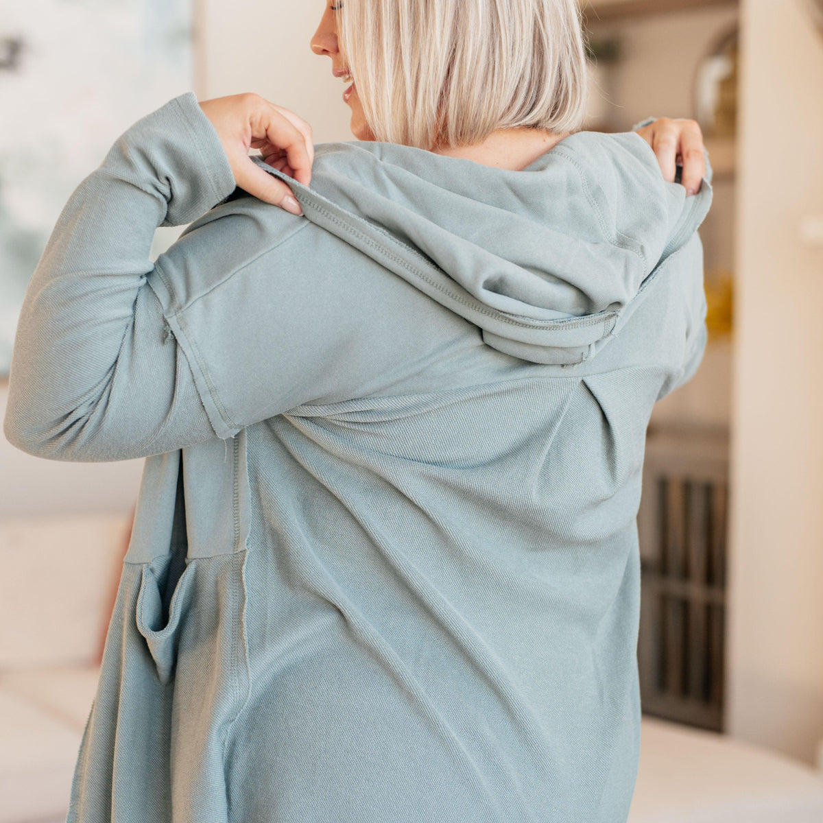 Please Proceed Hooded Cardigan - Three Mad Hatters Mercantile 