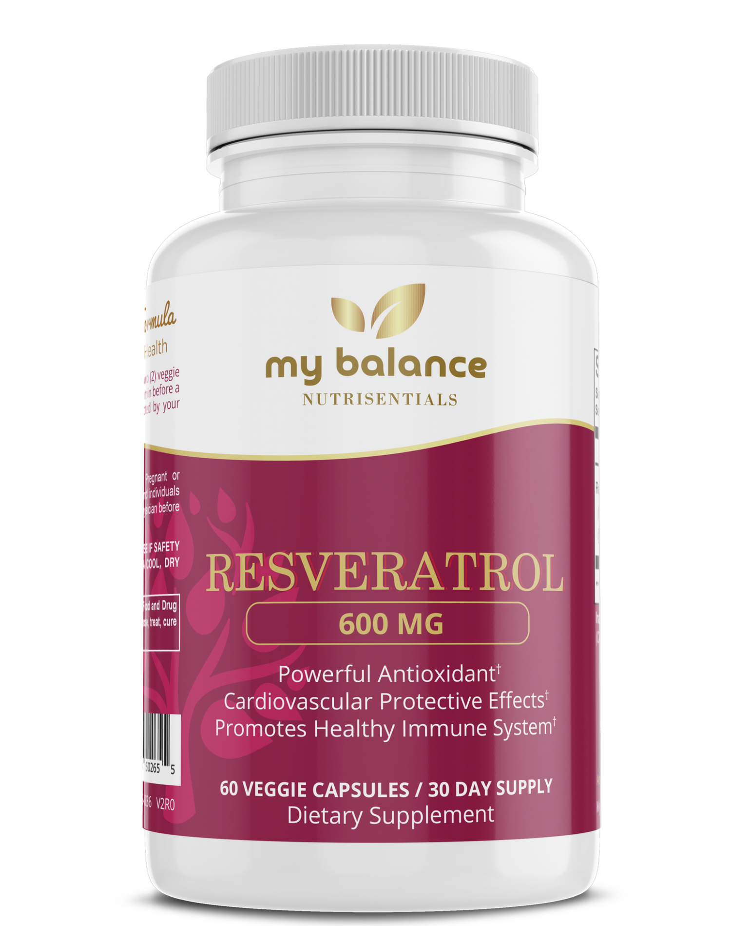 Resveratrol "Powerful Antioxidant" Vitamins   