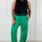 Race to Relax Cargo Pants in Emerald Green Bottoms