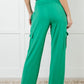 Race to Relax Cargo Pants in Emerald Green Bottoms