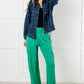 Race to Relax Cargo Pants in Emerald Green Bottoms