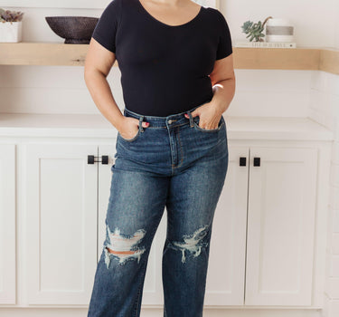 Judy Blue- Rose High Rise 90's Straight