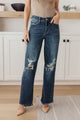 Judy Blue- Rose High Rise 90's Straight Womens Straight Leg Jeans   