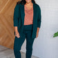 Magic 3/4 Blazer in Hunter Green Layers   