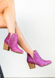 Fiera Booties in Pink Shoes   