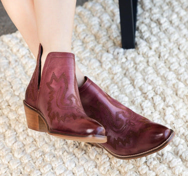 Kickin' Booties in Burgundy
