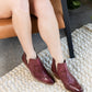 Kickin' Booties in Burgundy Shoes   