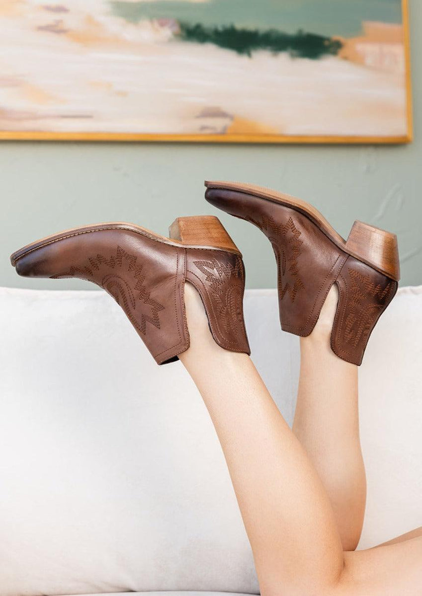 Kickin' Booties in Brown - Three Mad Hatters Mercantile 