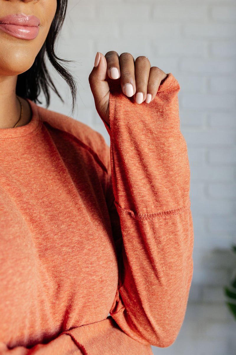 Rustic Charm Long Sleeve Top Tops   