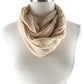 TWO TONED INFINITY SCARF Infinity Scarf KHAKI/KHKH Os 