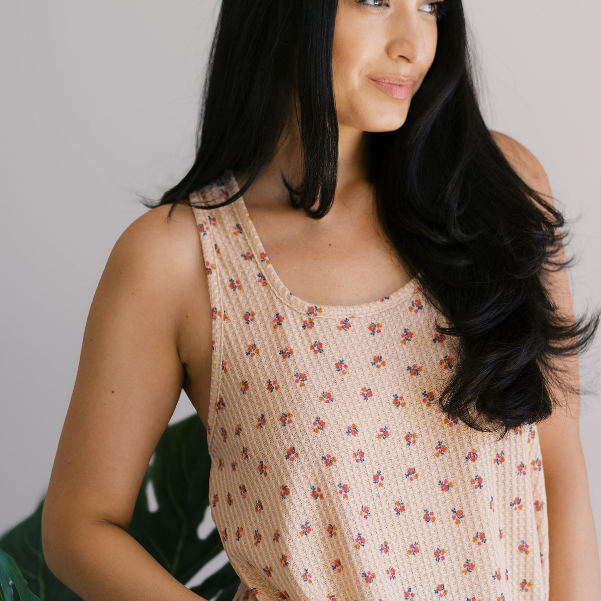 Tiny Blooms Tank - Three Mad Hatters Mercantile 