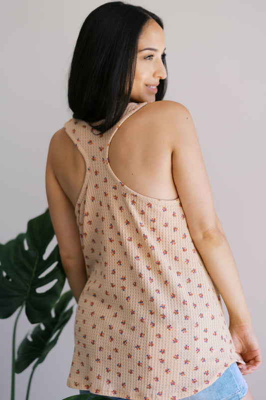Tiny Blooms Tank Womens Tank Tops