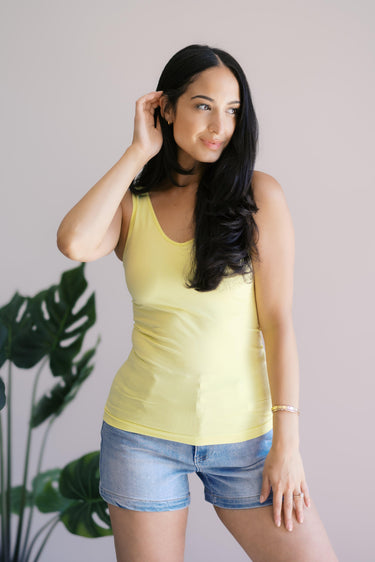 Yellow Timeless Basics Tank
