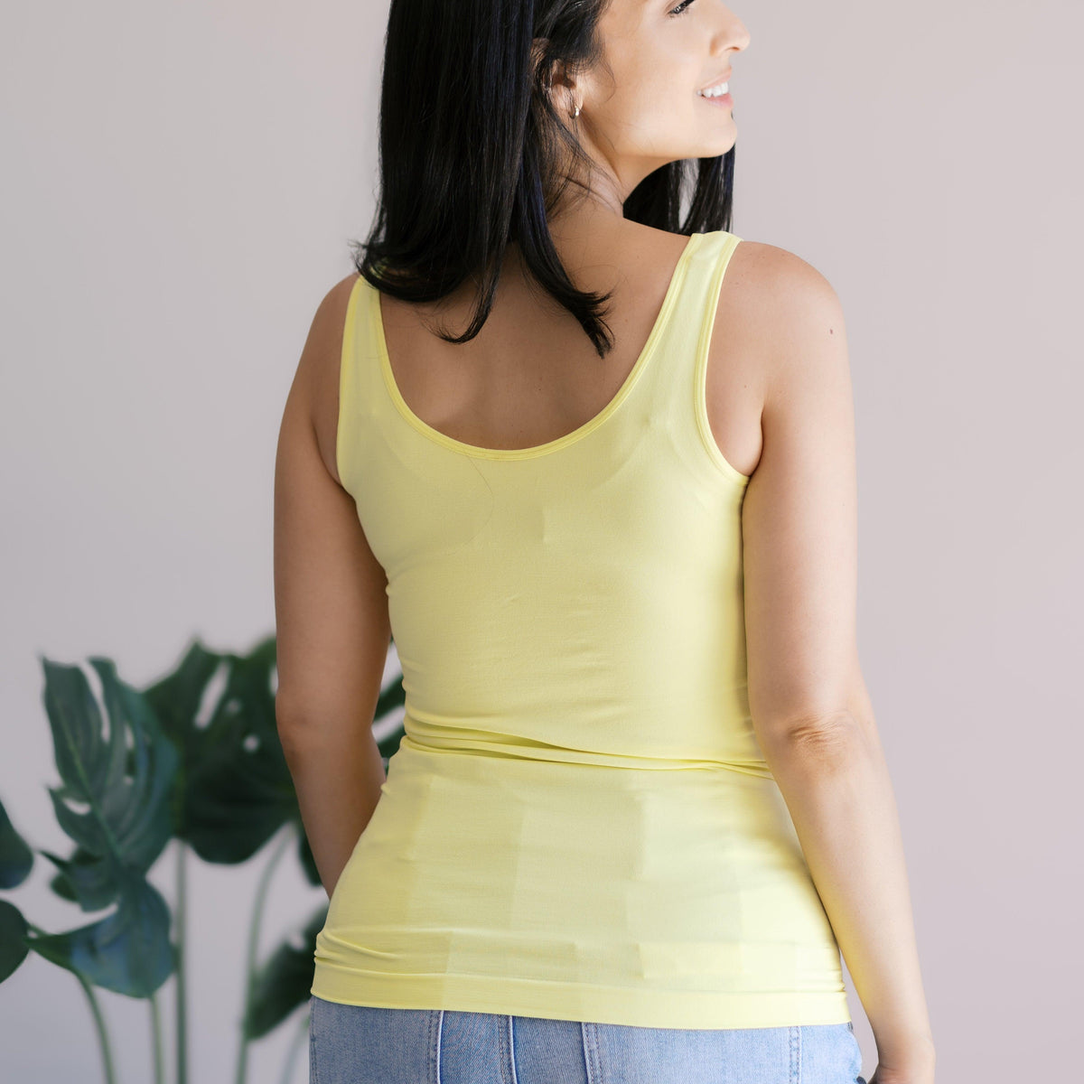 Yellow Timeless Basics Tank - Three Mad Hatters Mercantile 