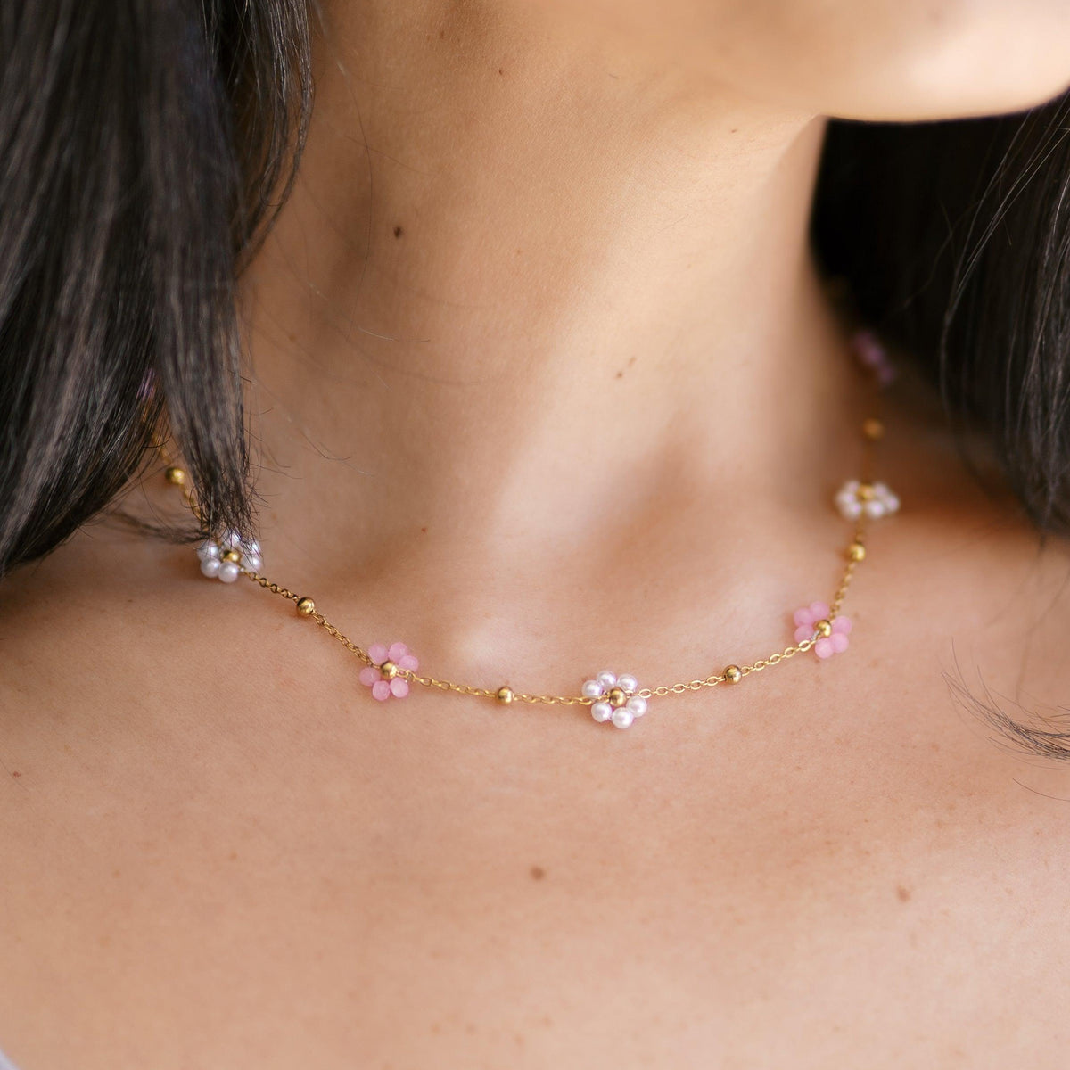 Petal Pop Necklace - Three Mad Hatters Mercantile 