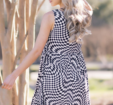 Checkmate Sleeveless Dress