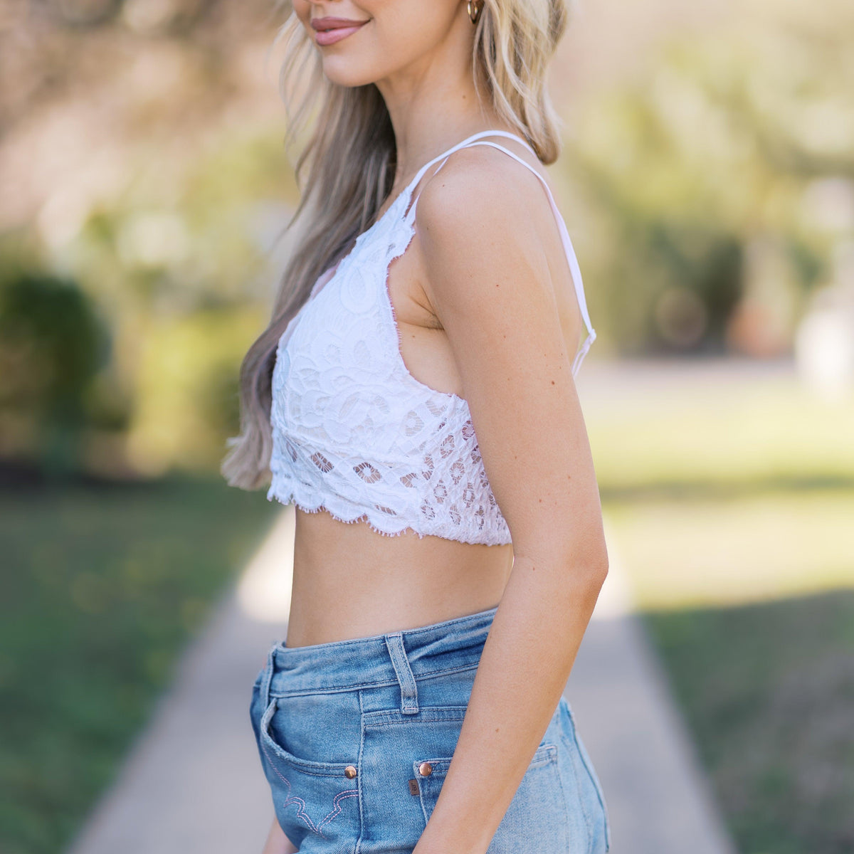 Ivory Whisper Bralette - Three Mad Hatters Mercantile 