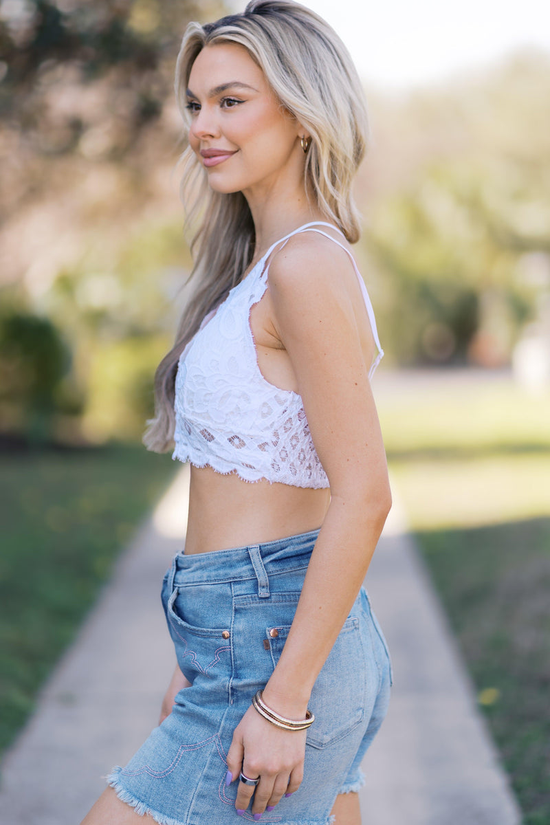 Ivory Whisper Bralette - Three Mad Hatters Mercantile 