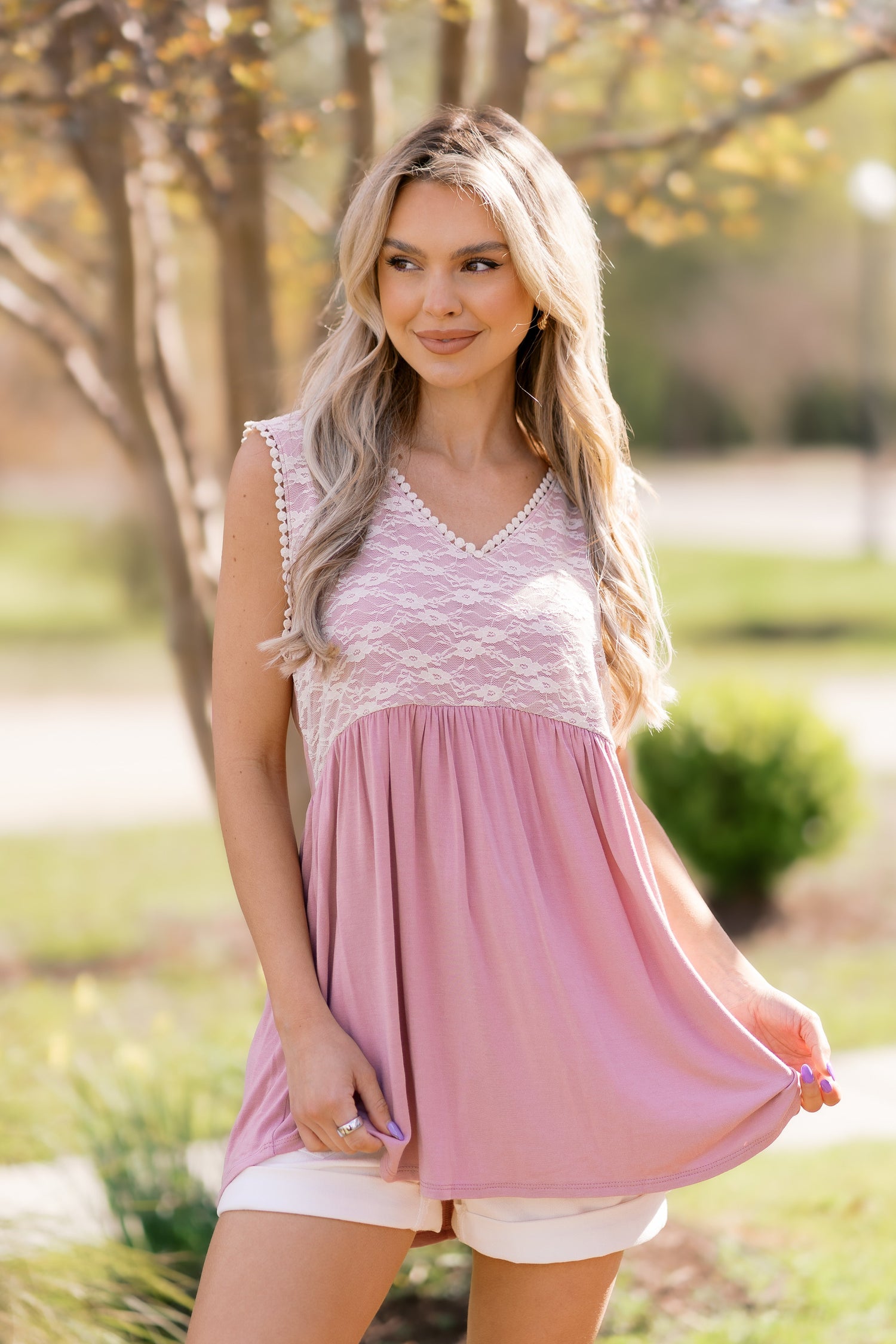 Blushing Beauty Womens Tank Tops