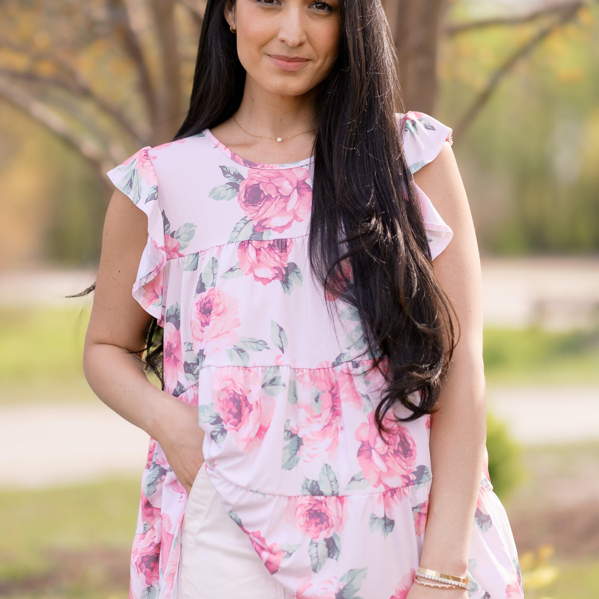 Blooming Grace Top - Three Mad Hatters Mercantile 
