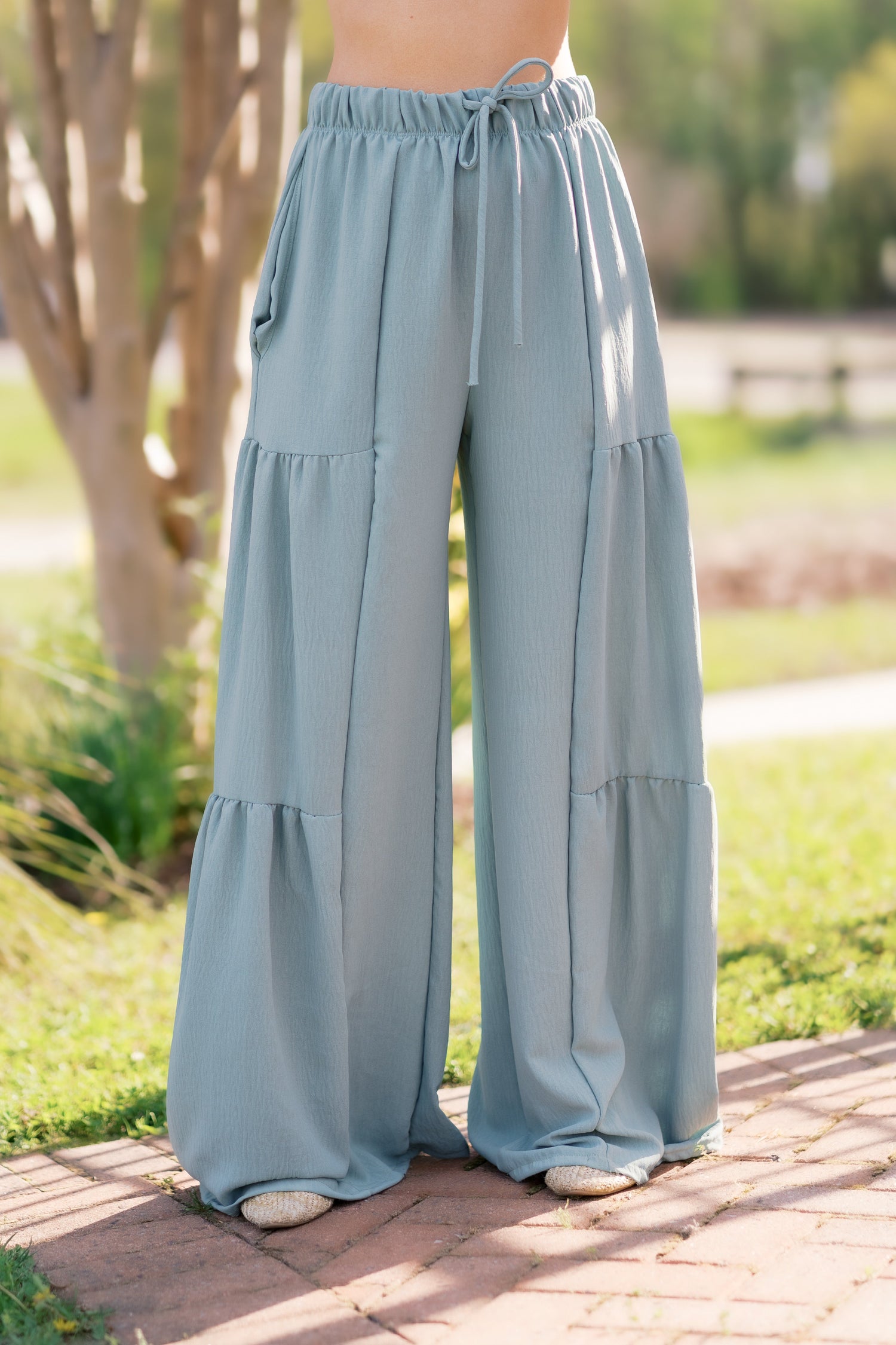 Misty Sage Bottoms Womens Pants
