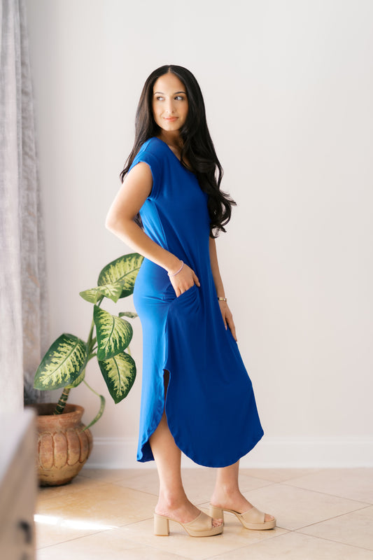 Royal Grace Dress Womens Midi Dresses