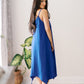 Blue Skies Dress Womens Midi Dress