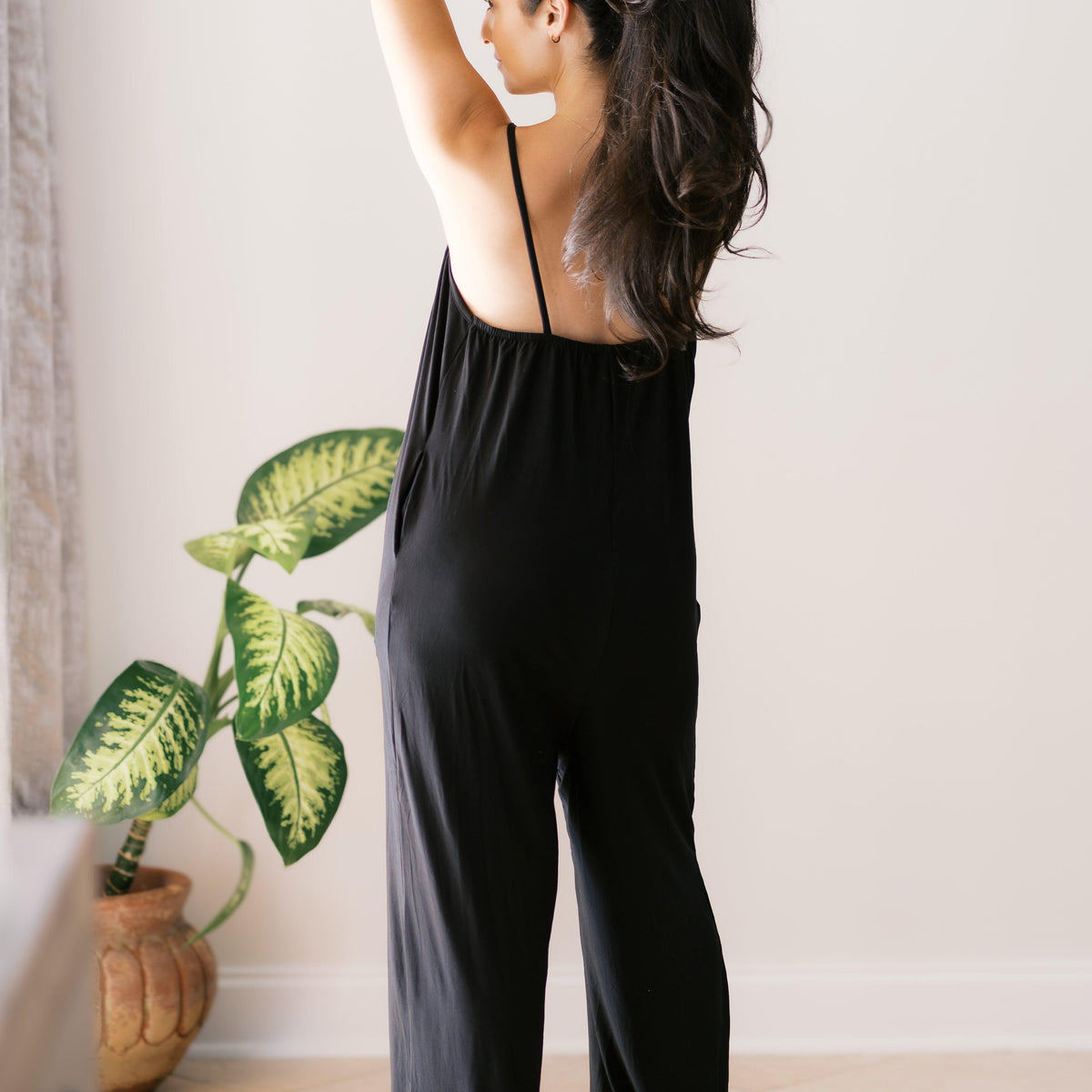 Midnight Flow Jumpsuit - Three Mad Hatters Mercantile 