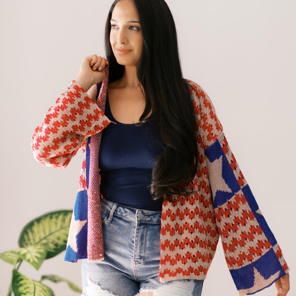 American Dream Cardigan - Three Mad Hatters Mercantile 