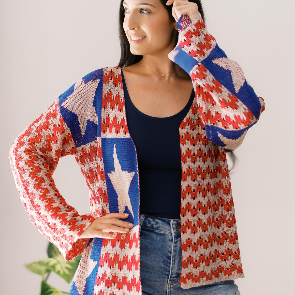 American Dream Cardigan - Three Mad Hatters Mercantile 