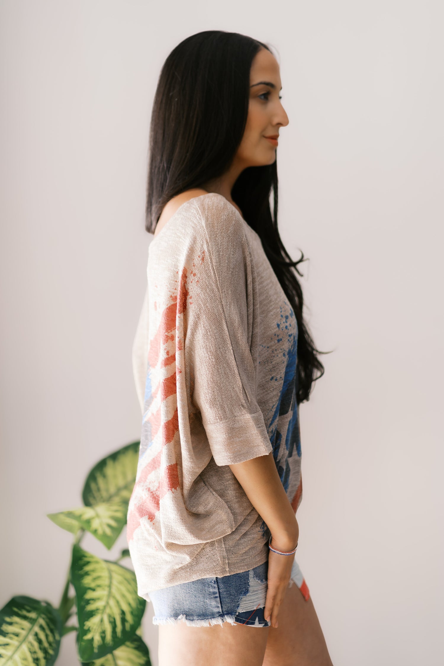 Star-Spangled Top Womens Tops