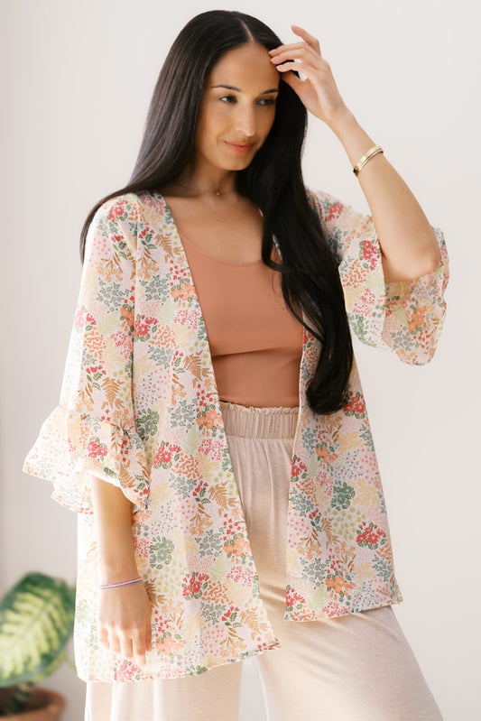 Sweet Bloom Kimono Womens Kimono