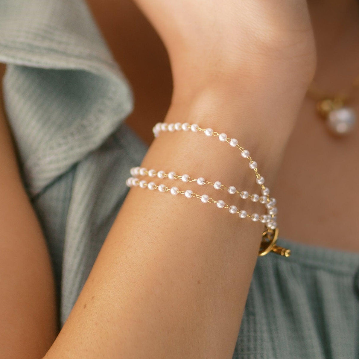 Pearl & Poise Bracelet - Three Mad Hatters Mercantile 