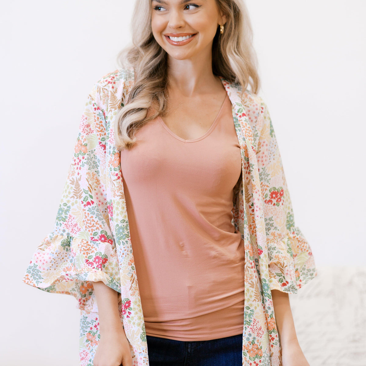 Sweet Bloom Kimono - Three Mad Hatters Mercantile 