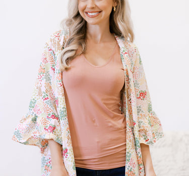 Sweet Bloom Kimono