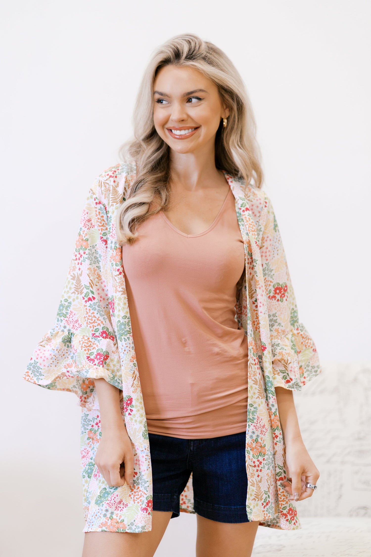 Sweet Bloom Kimono Womens Kimono