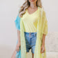 Lemonade Breeze Kimono Womens Kimono