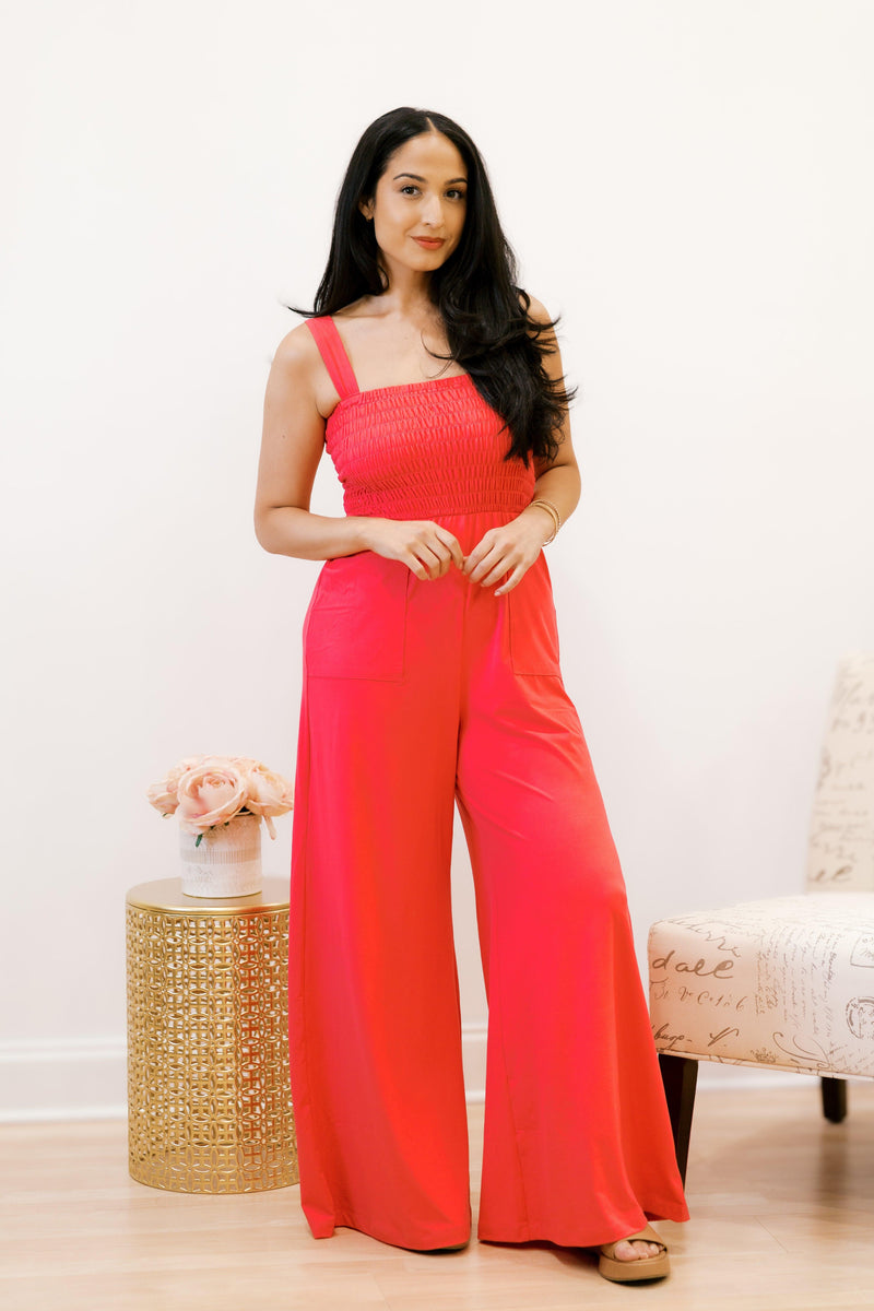 Sunset Sway Jumpsuit - Three Mad Hatters Mercantile 