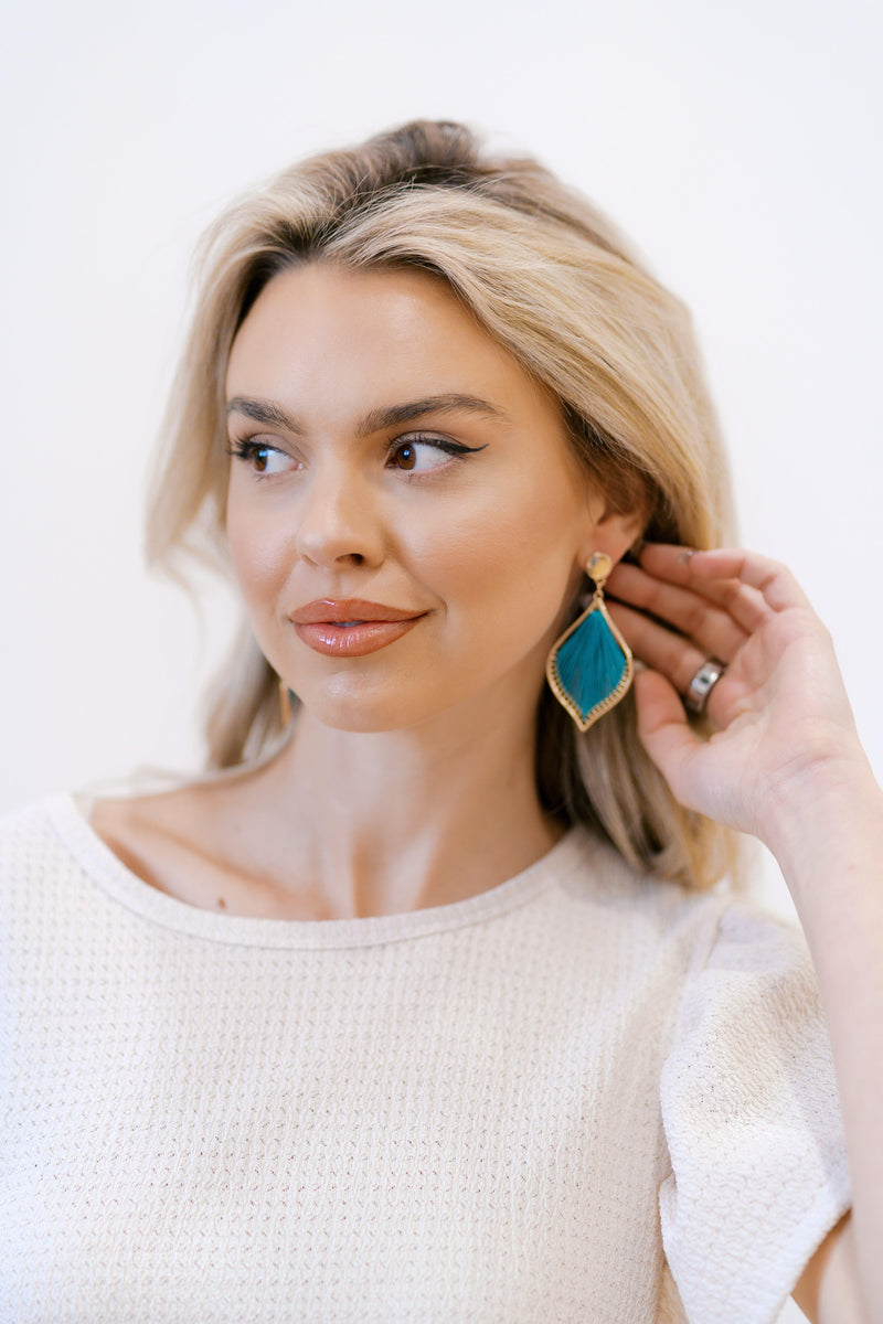 Threads of Tranquility Earrings - Three Mad Hatters Mercantile 