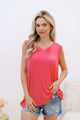 Summer Crush Sleeveless Top - Three Mad Hatters Mercantile 