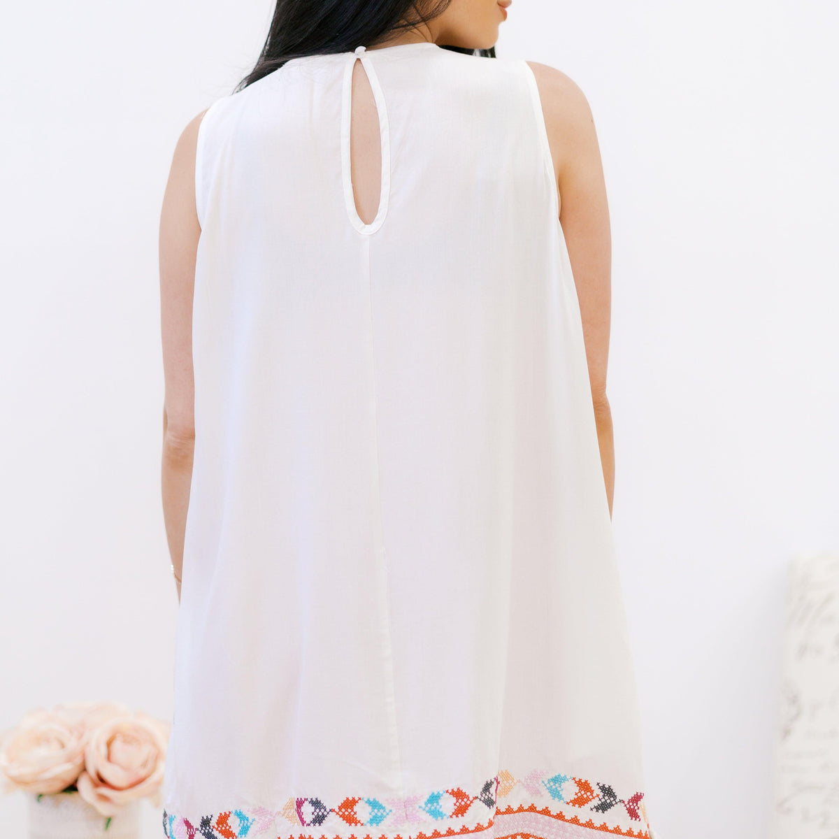 Embroidered Perfection - Dress - Three Mad Hatters Mercantile 