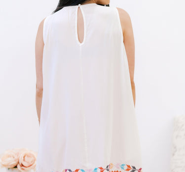 Embroidered Perfection - Dress