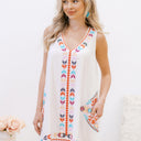 Embroidered Perfection - Dress